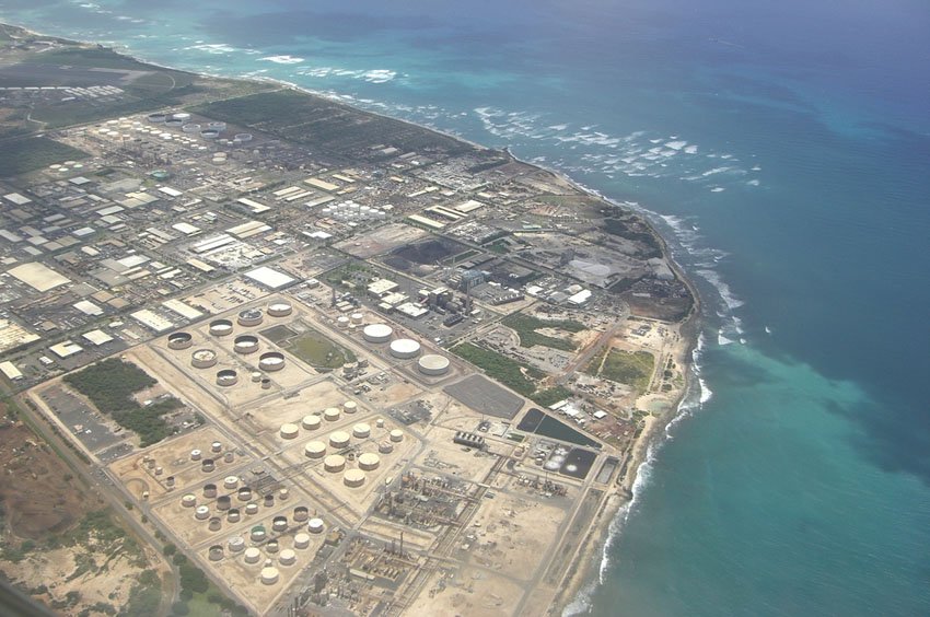 Aerial view of Barber's Point