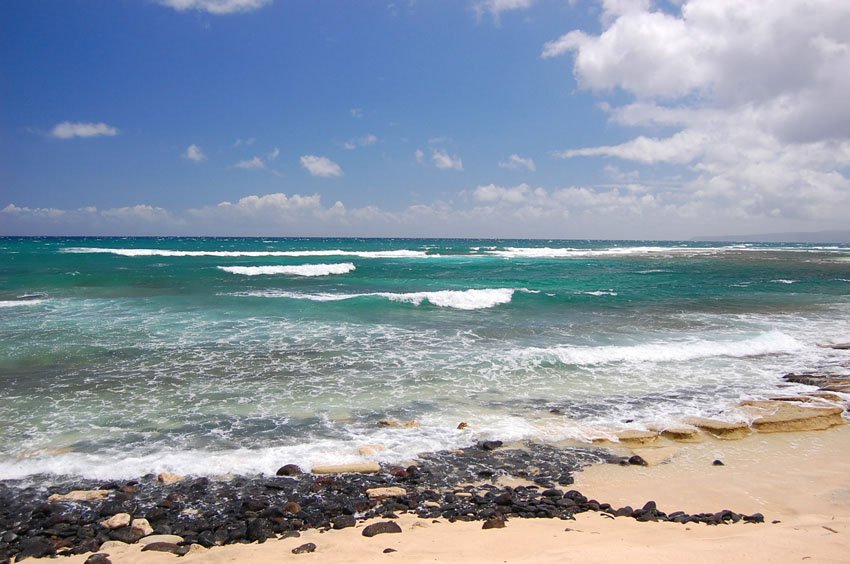 Rocky shoreline