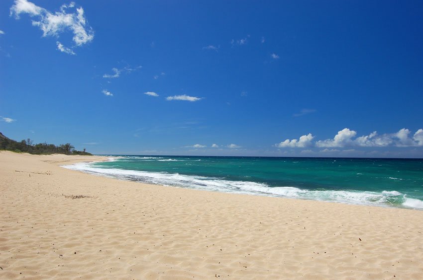 Oahu's northwestern shore