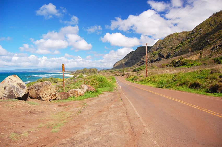 View from the Farrington Highway