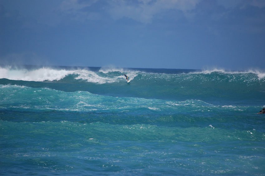 Surfing at Chun's Reef