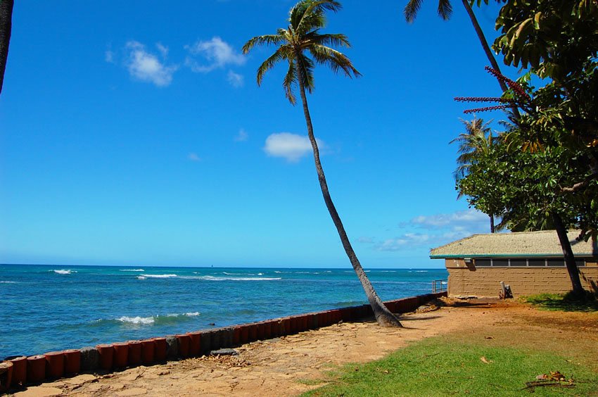 Oceanfront seawall