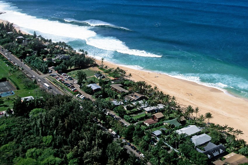 Ehukai Beach from above