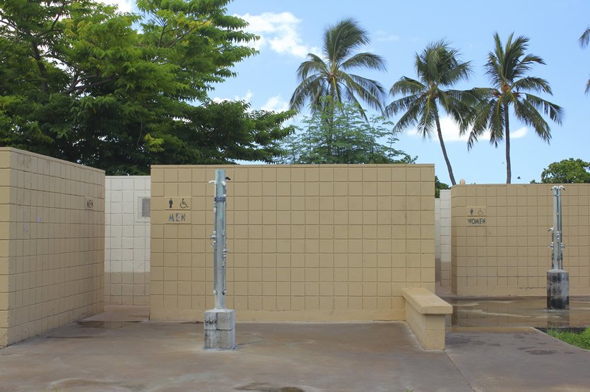 Beach shower