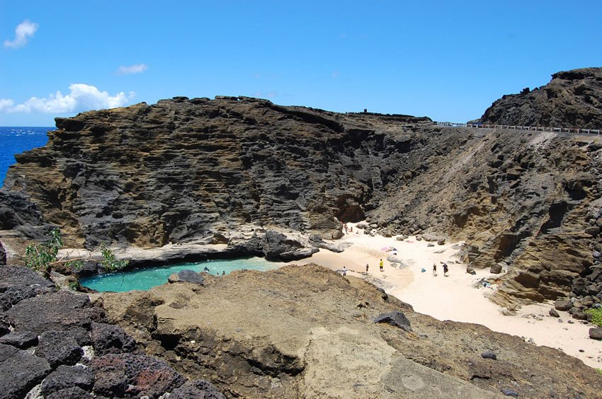 Perched into sea cliffs