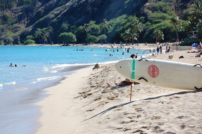 Lifeguard surf board