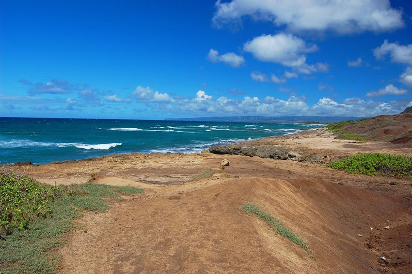 Looking towards Oahu's north shore