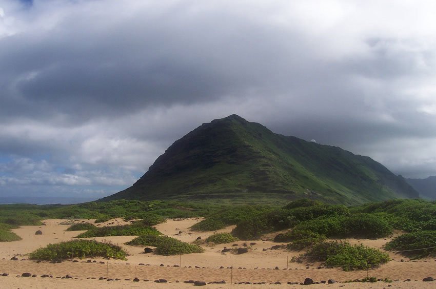 Oahu's northwestern tip