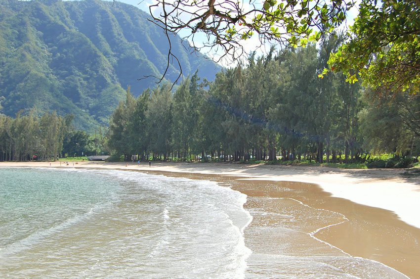 Scenic bay on Oahu