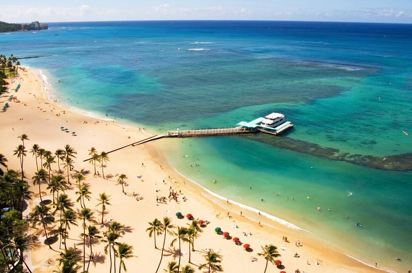 Kahanamoku Beach from above