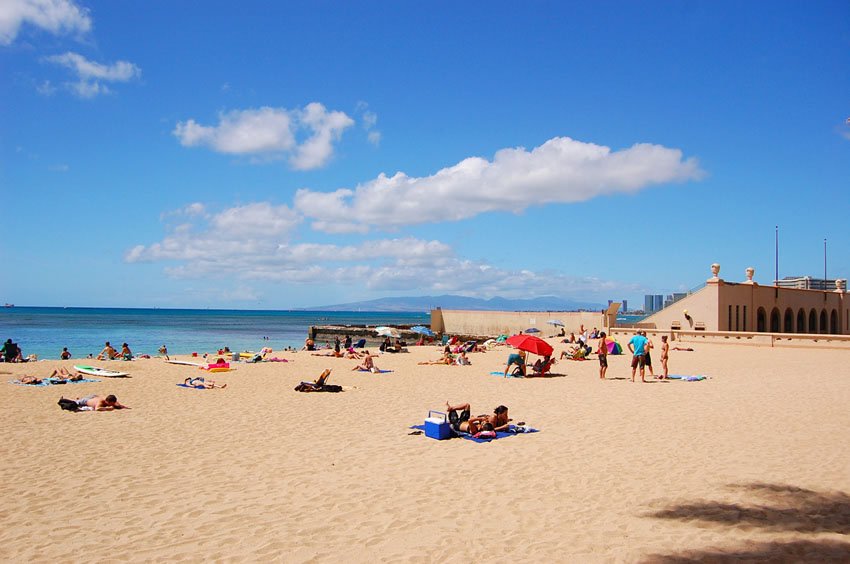 A nice family beach on Oahu