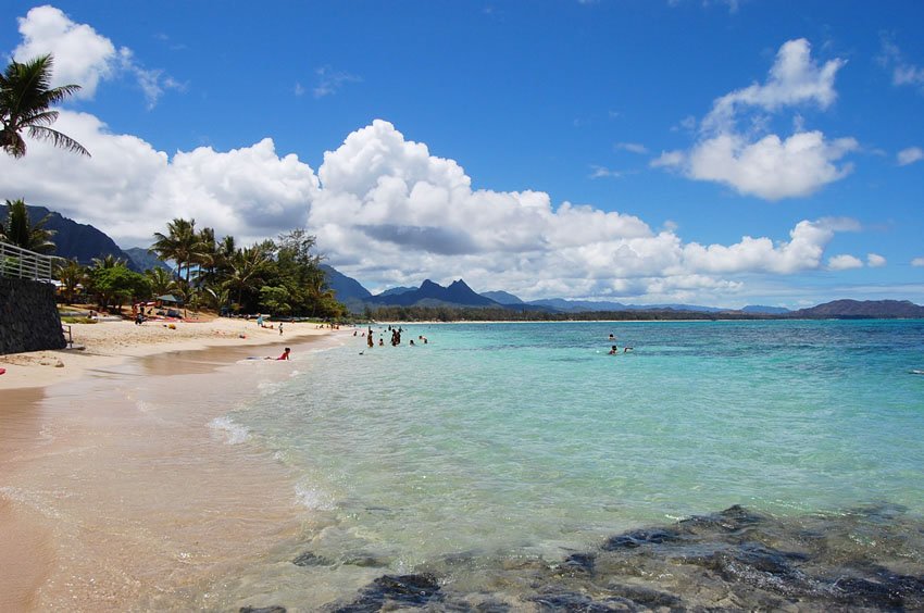 Kaiona Beach scenery