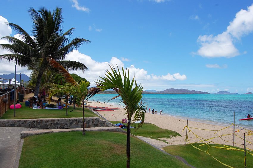 Small beach park