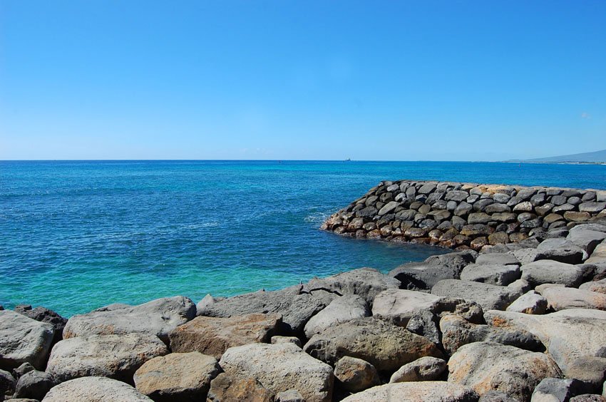 Rocky shoreline