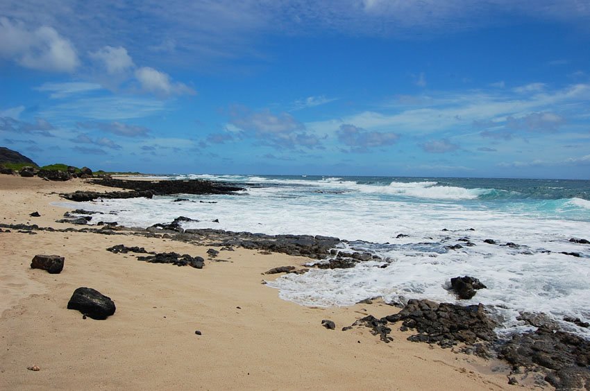 Rocky shoreline