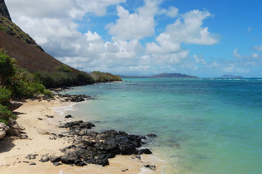 Northern end of Kaupo Beach