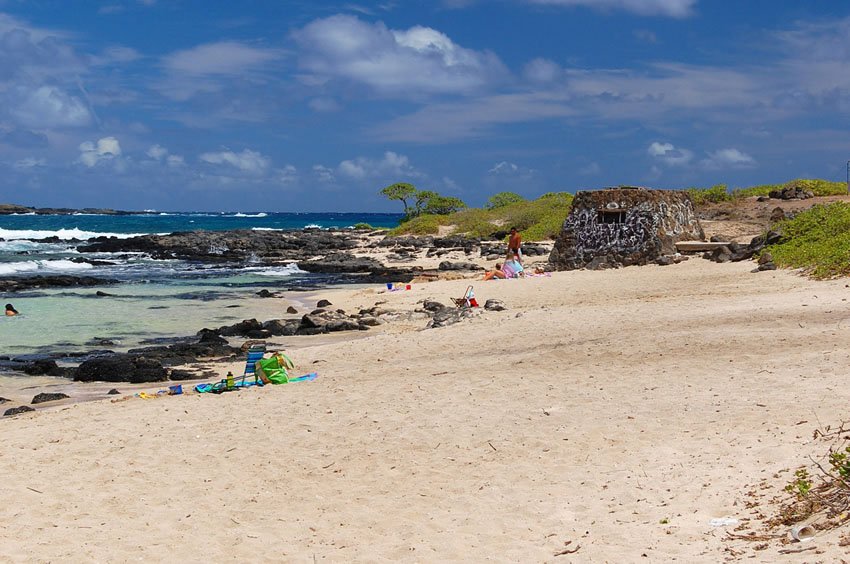 World War II bunker on the beach