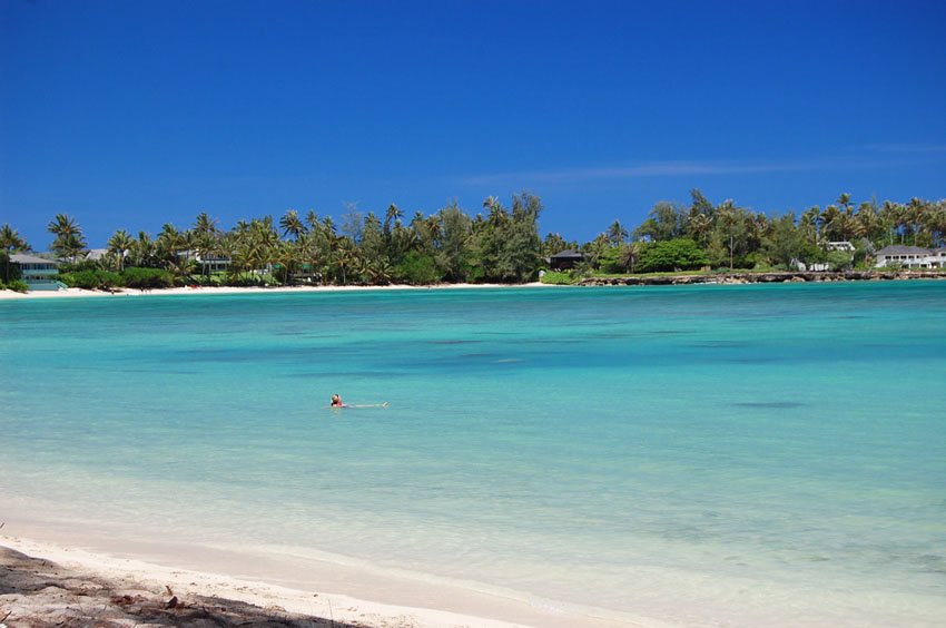 Secluded beach