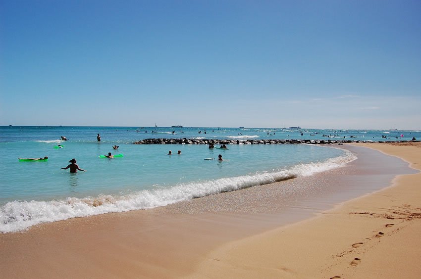 Beach in Waikiki