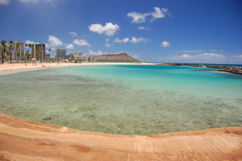 Magic Island Beach on Oahu