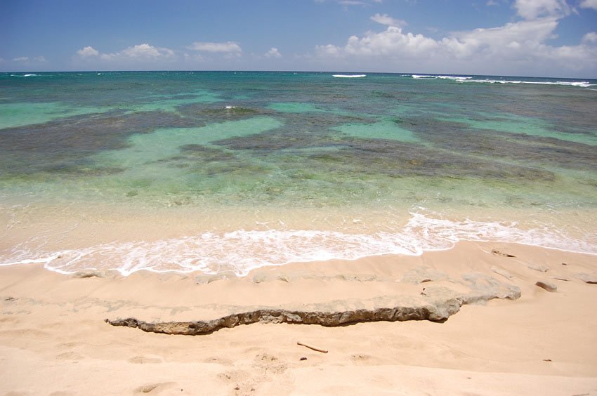 Azure blue water