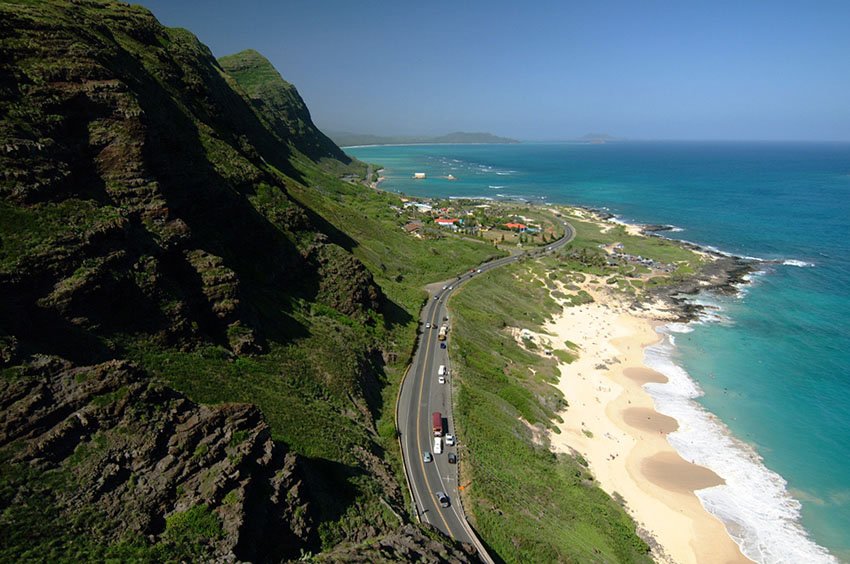 Makapu'u cliffs and beach