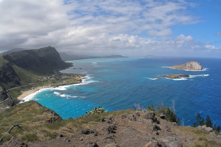 View from the sea cliff