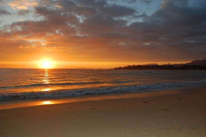 Malaekahana Bay sunrise