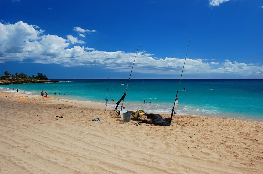 Busy weekend at Nanakuli Beach