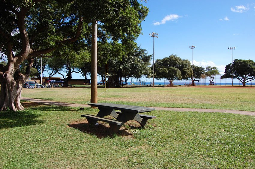 Picnic area in Nanakuli Park