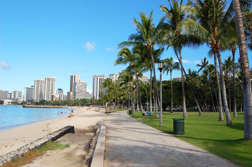 Beach promenade