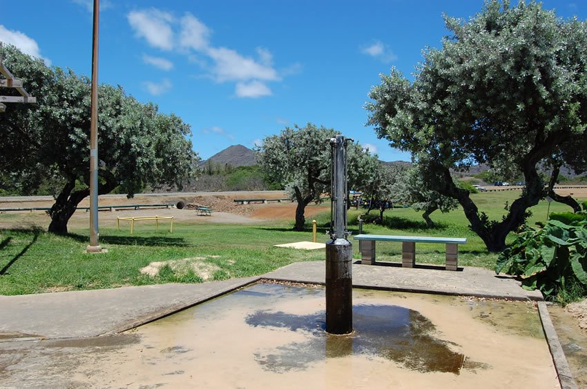 Sandy Beach Park on Oahu