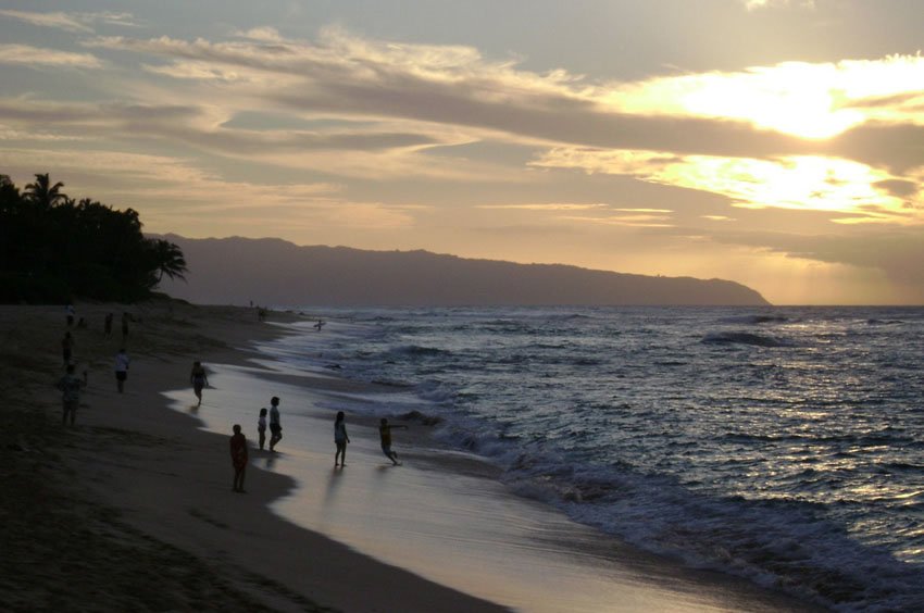 North shore sunset