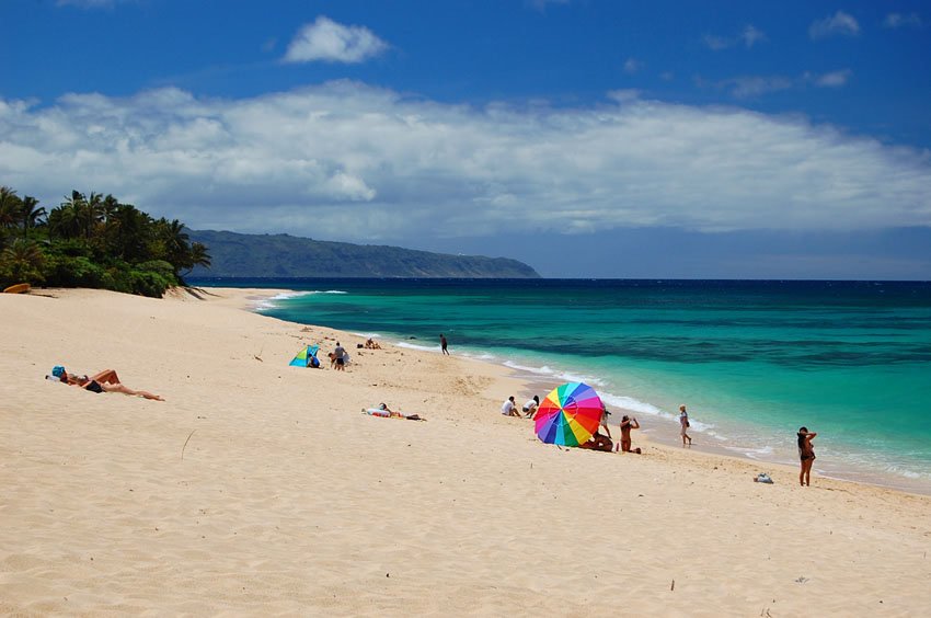 Sunset Beach Park on Oahu