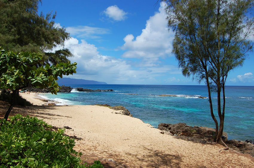 Scenic Oahu north shore