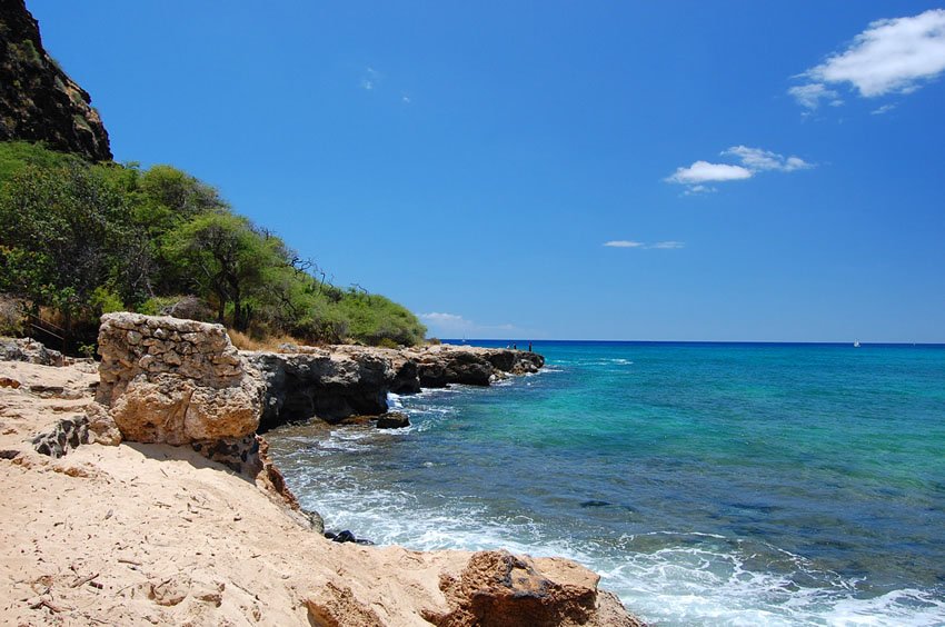 Southern end of the beach