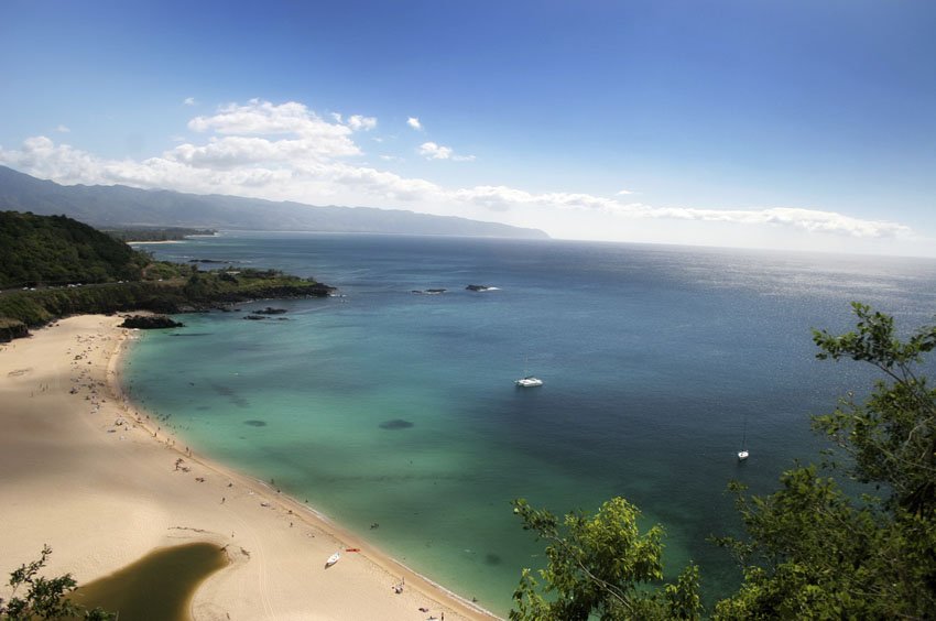 Overlooking Waimea Bay