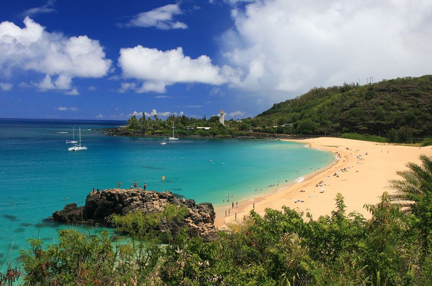 Waimea Bay on Oahu