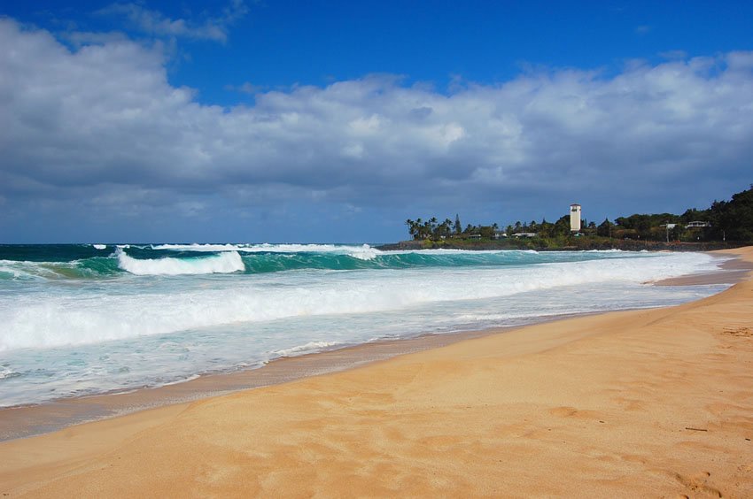 Waimea Bay in the winter