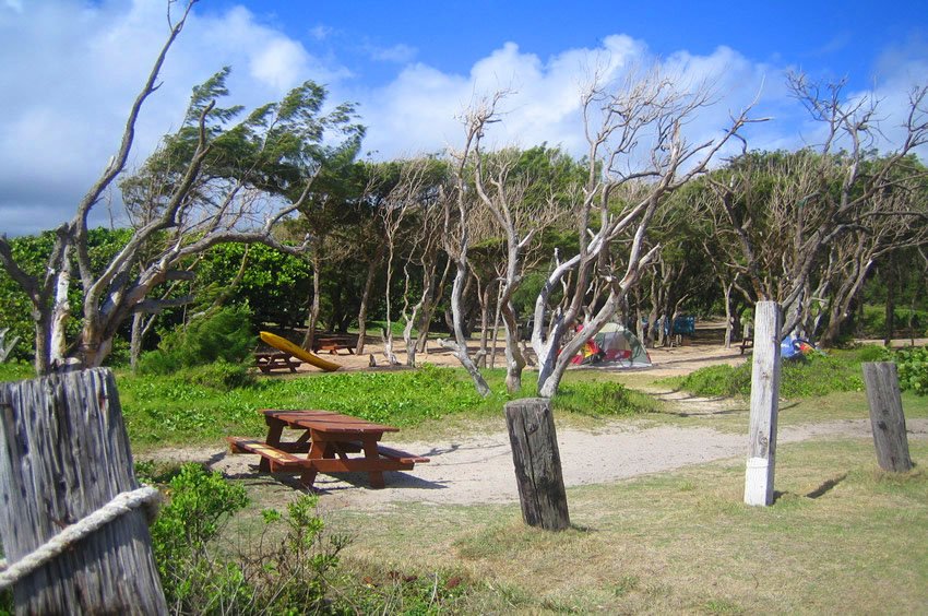 Malaekahana Beach Campground on Oahu