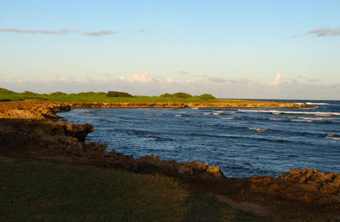 view from the campground