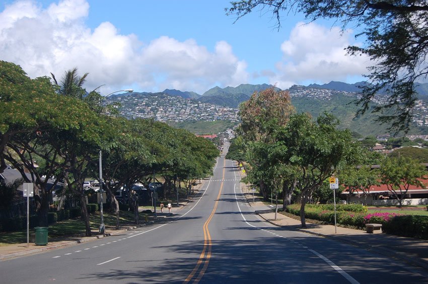 Driving in Kahala