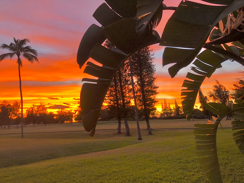 Sunset at Kahuku