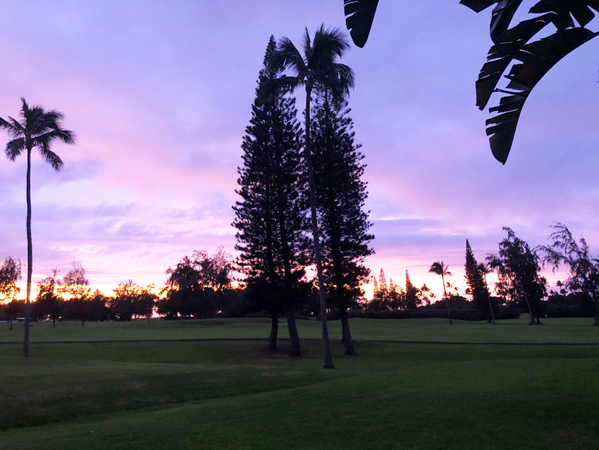 Sunset at Kahuku