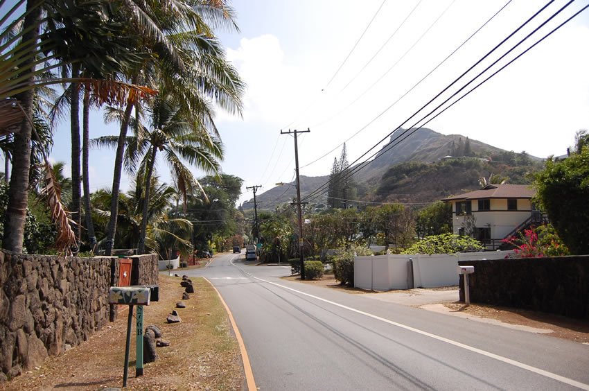 Scenic Lanikai drive