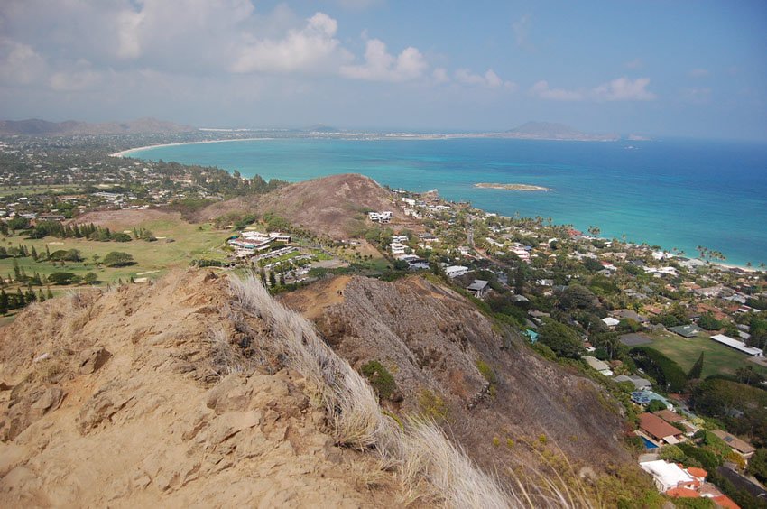 View from Lanikai Pillbox Hike