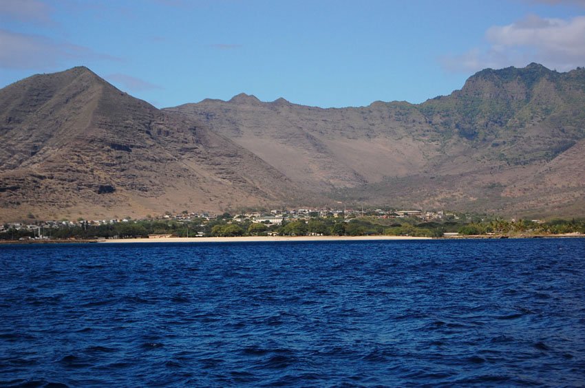 Nanakuli seen from the ocean