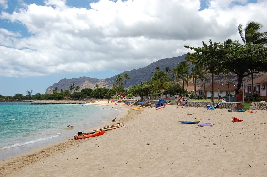 Pokai Bay beachfront homes