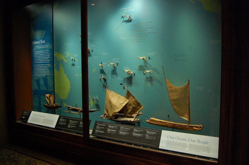 Hawaiian Hall exhibits