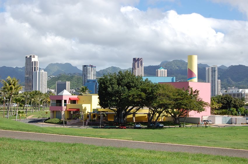 View from Kaka'ako Waterfront Park